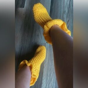 🌸💗Ruffle crochet footies💗🌸